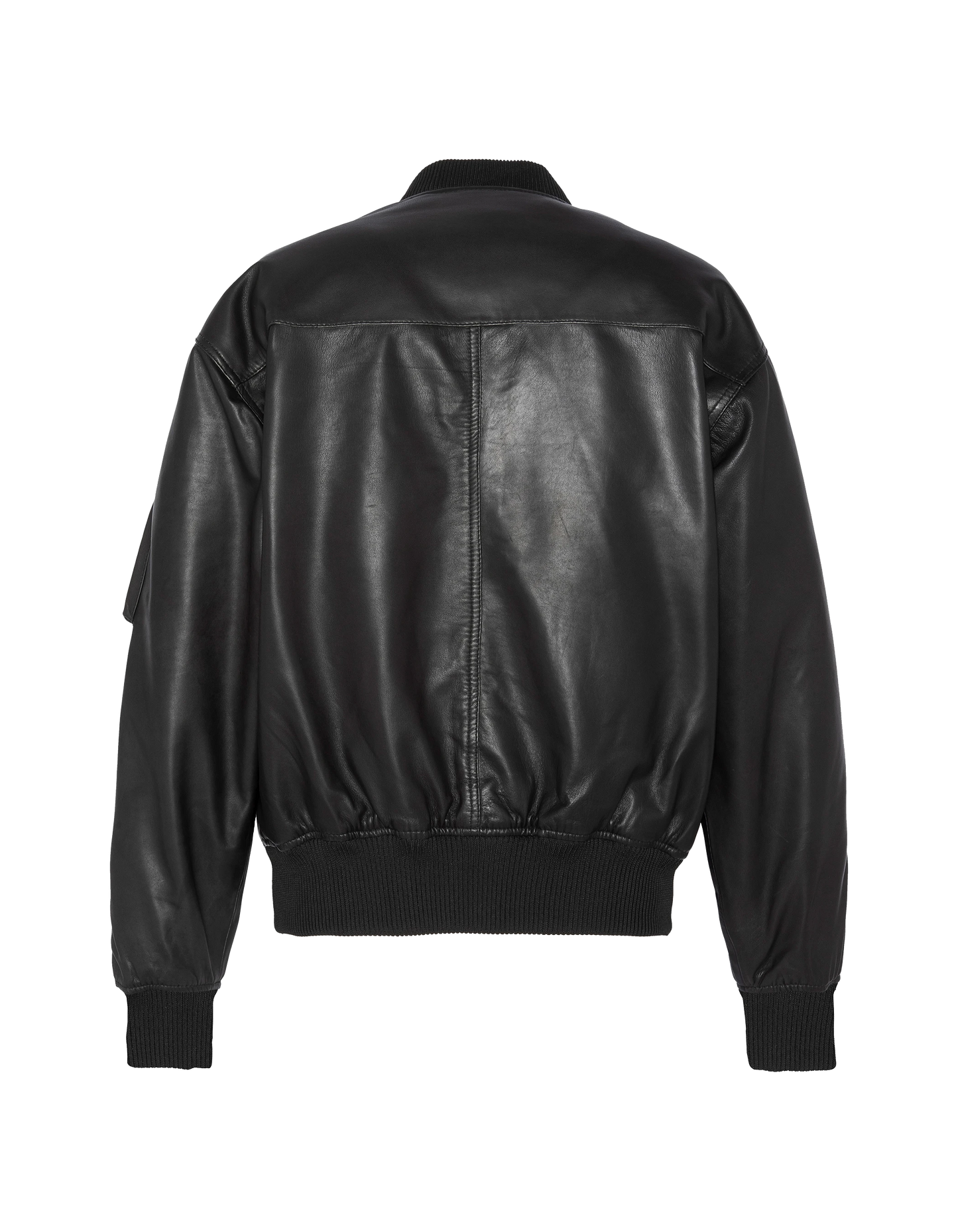 Bombardiere nero, pelle di agnello