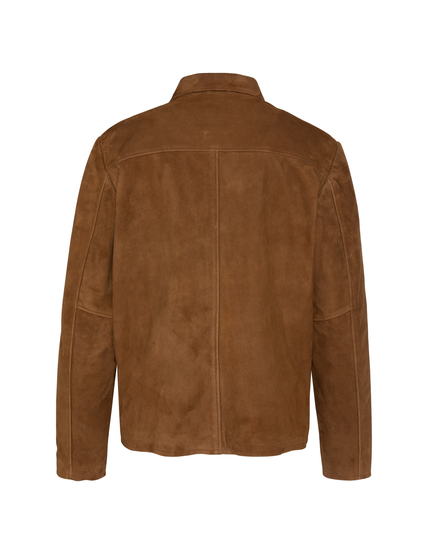 Rust western jacket, goat suede