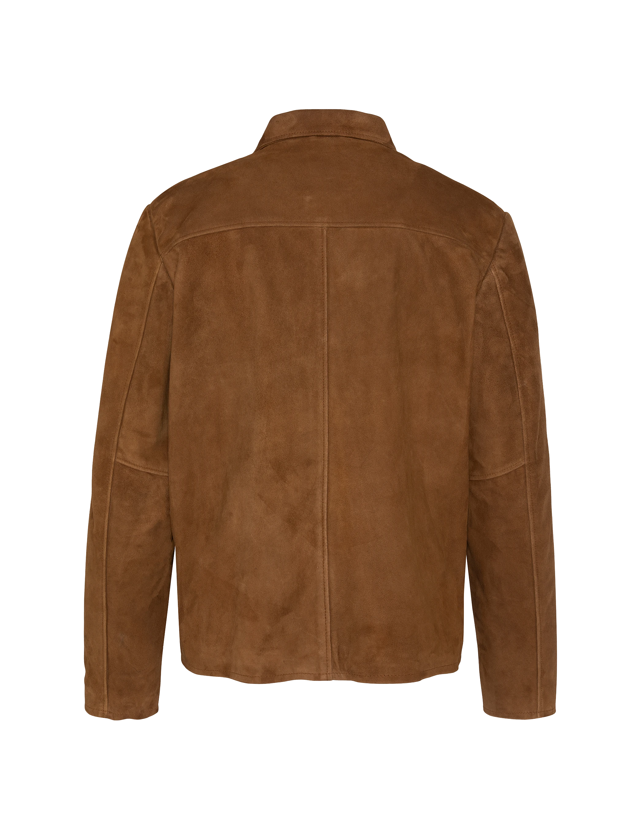 Rust western jacket, goat suede-8
