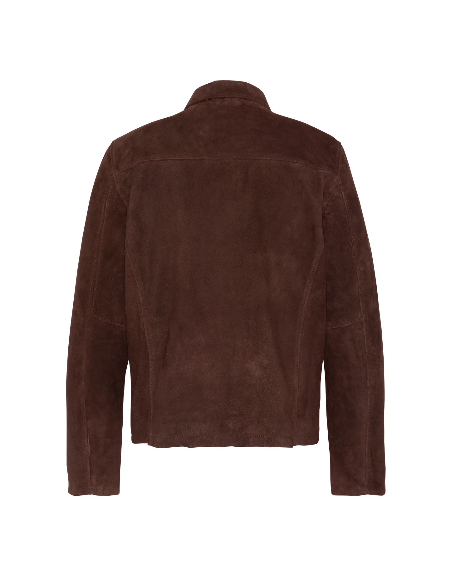 Veste rancher marron foncé, chèvre velours