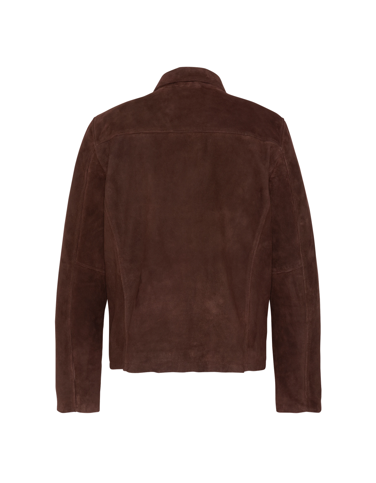 Veste rancher marron foncé, chèvre velours-8