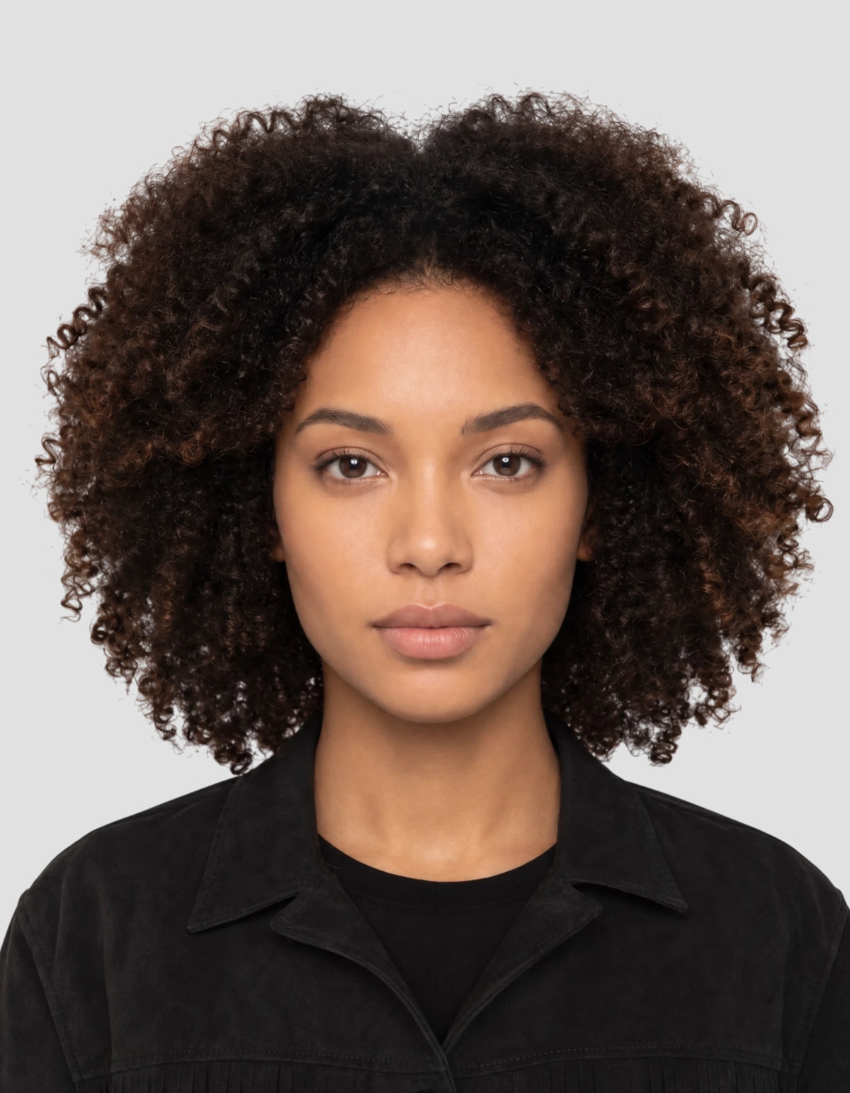 Veste Western noire à franges, chèvre velours