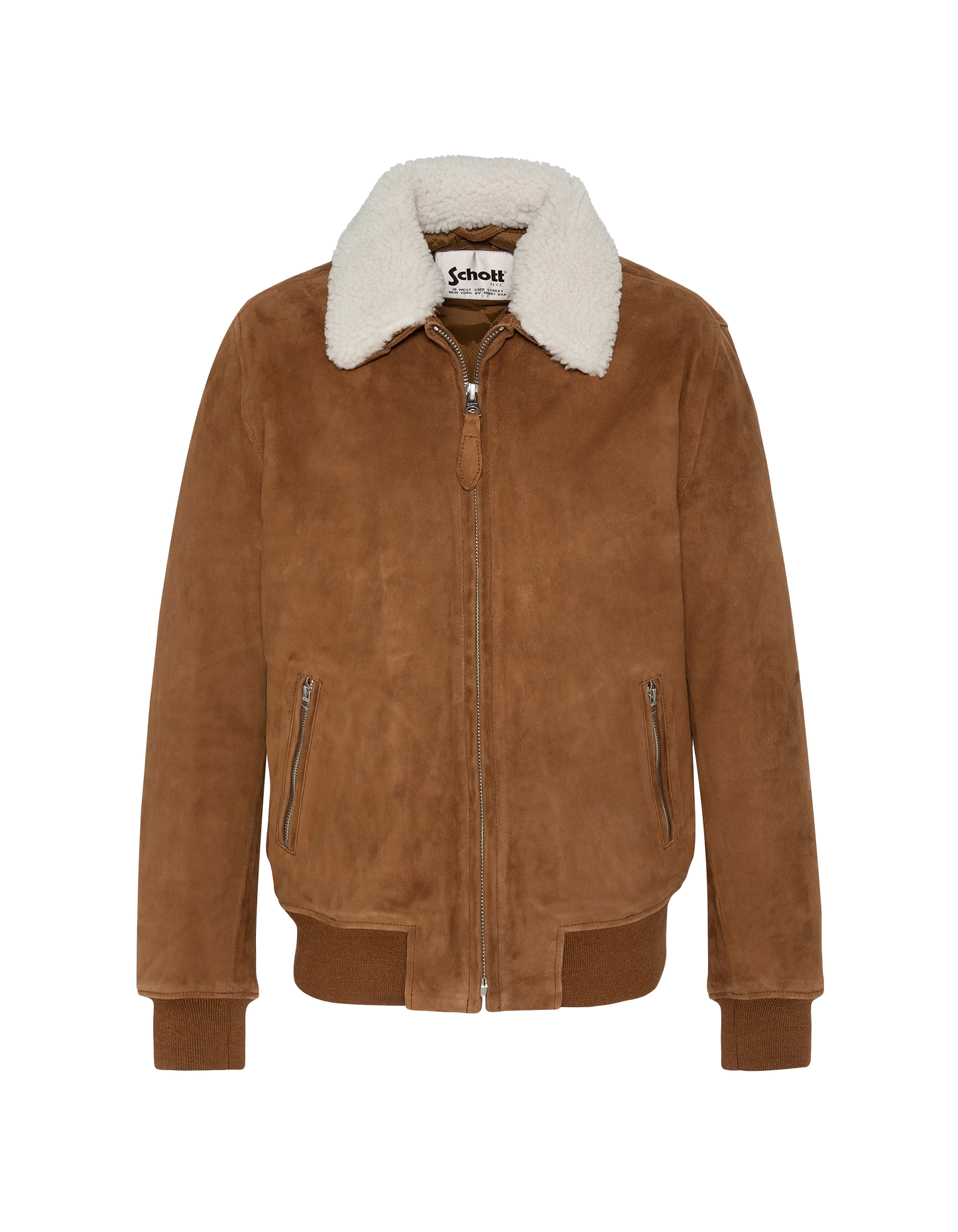 Giacca casual ruggine con colletto di pecora rimovibile, capra di velluto