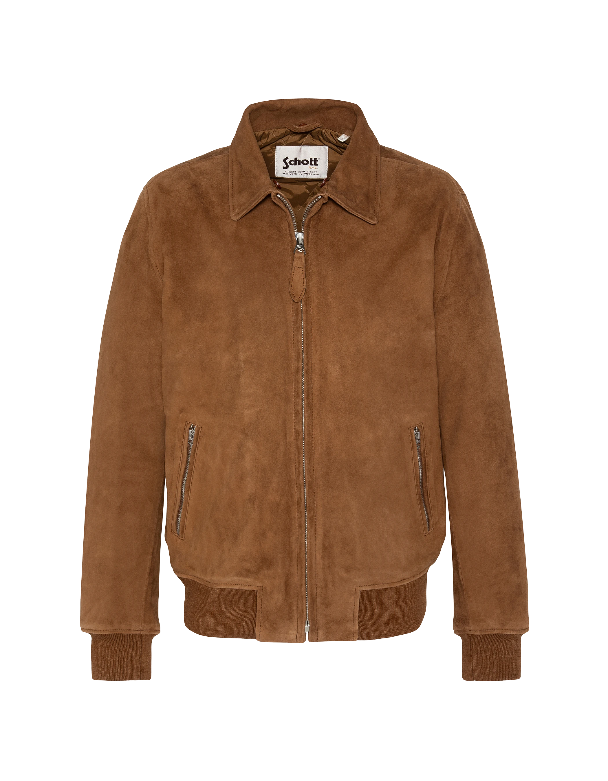 Giacca casual ruggine con colletto di pecora rimovibile, capra di velluto-5