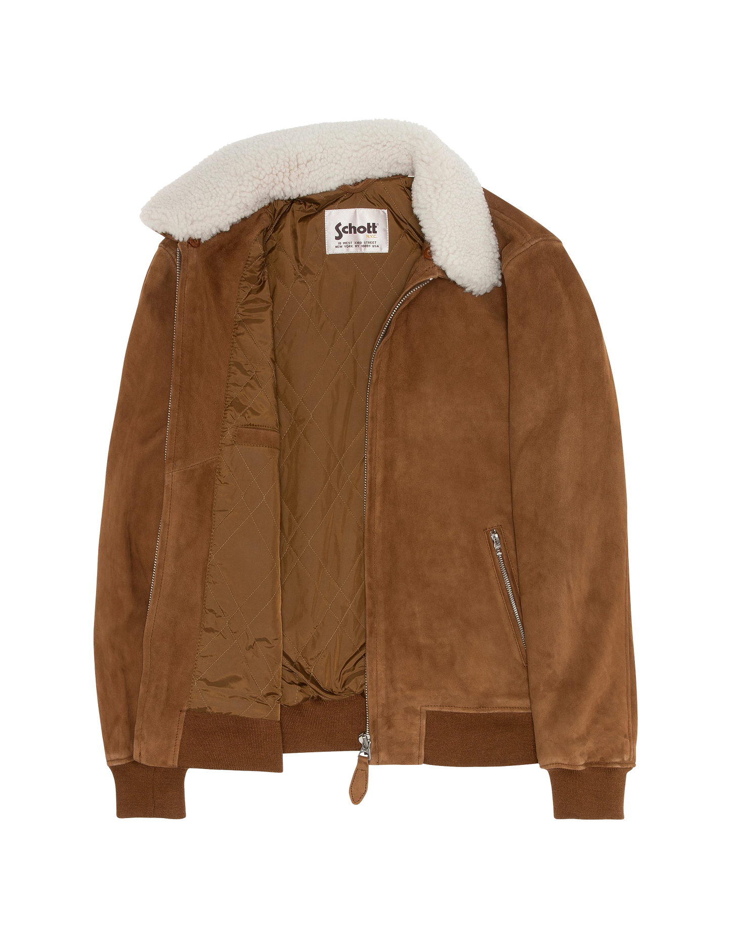 Giacca casual ruggine con colletto di pecora rimovibile, capra di velluto