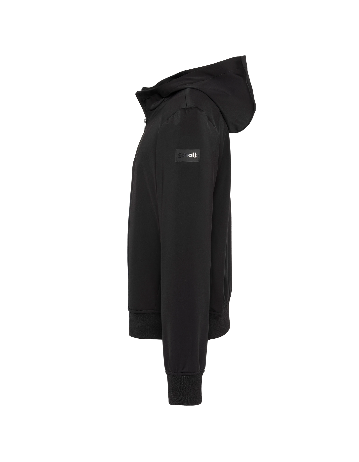 Blouson technique noir à capuche