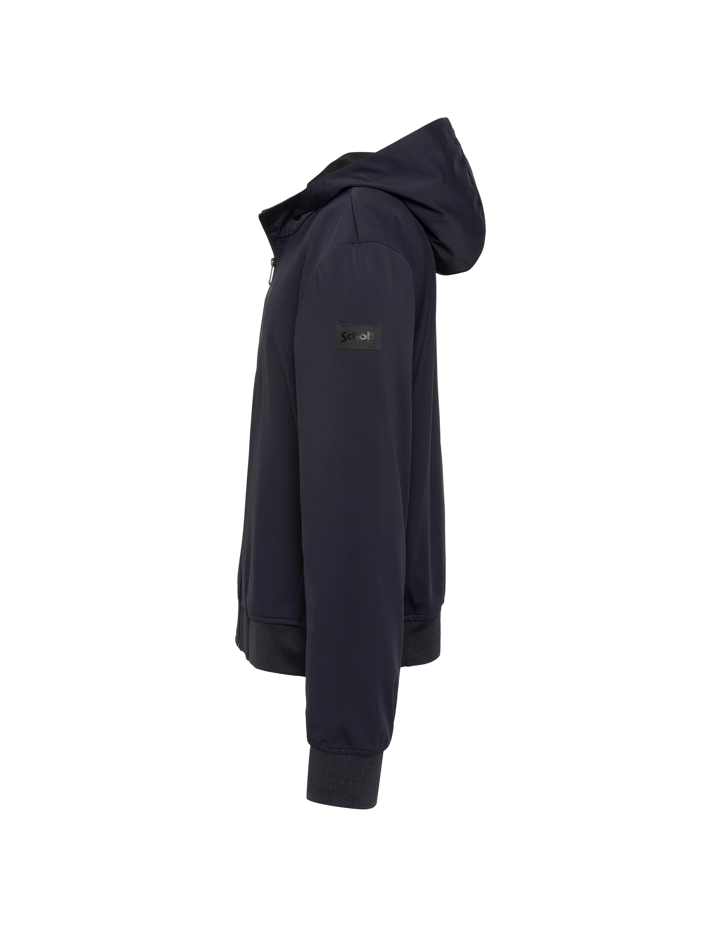 Blouson technique bleu marine à capuche