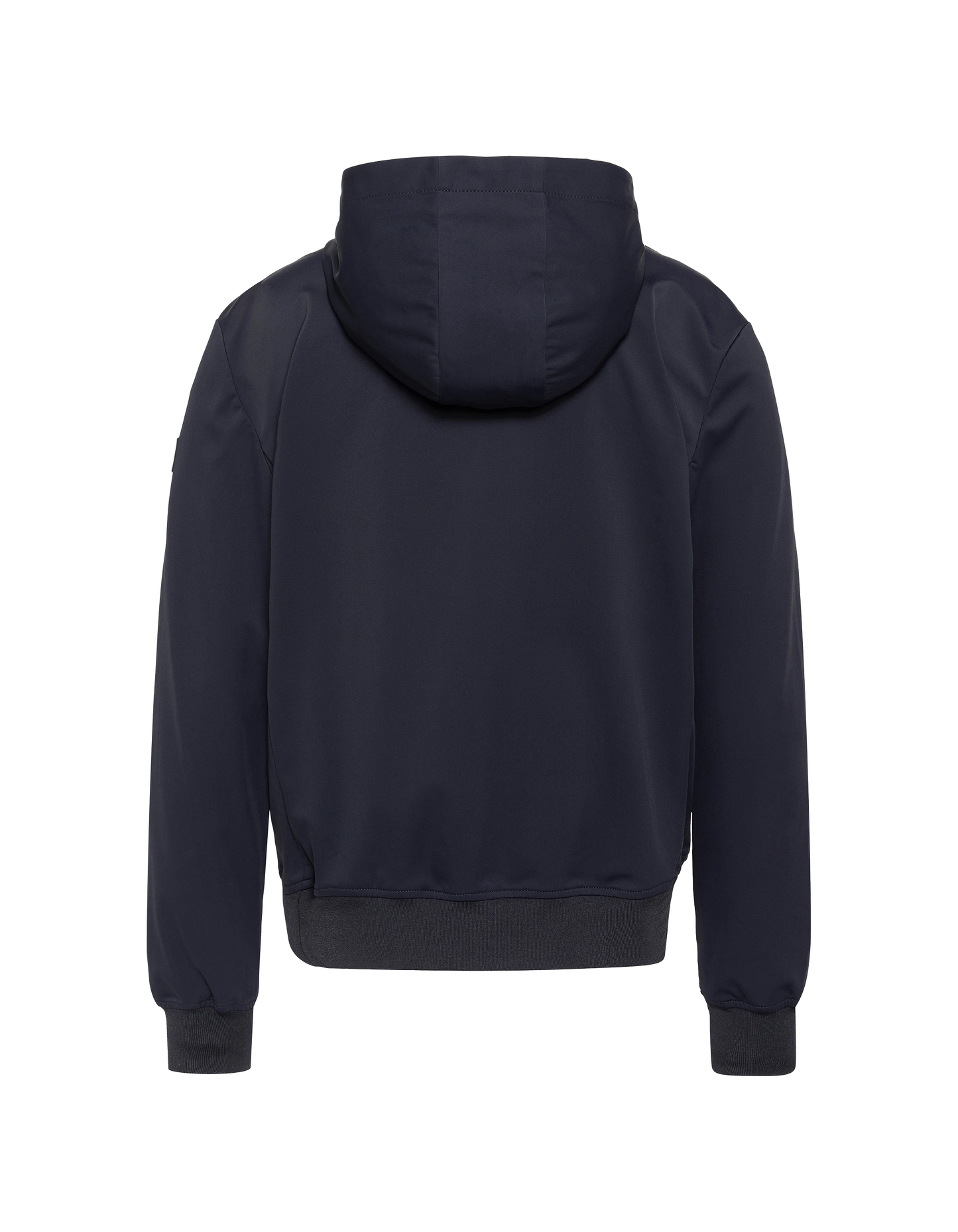 Blouson technique bleu marine à capuche