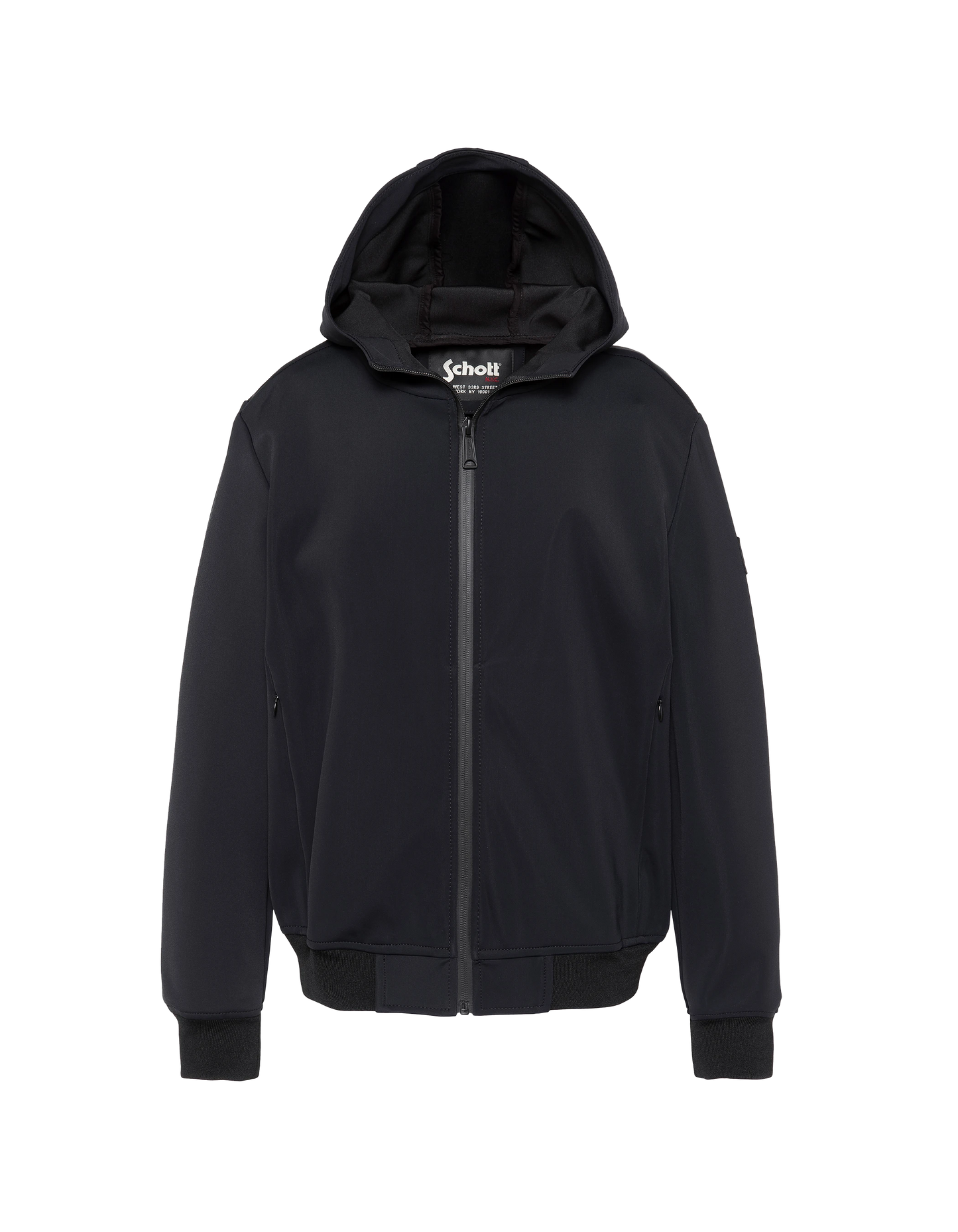 Blouson technique bleu marine à capuche enfant