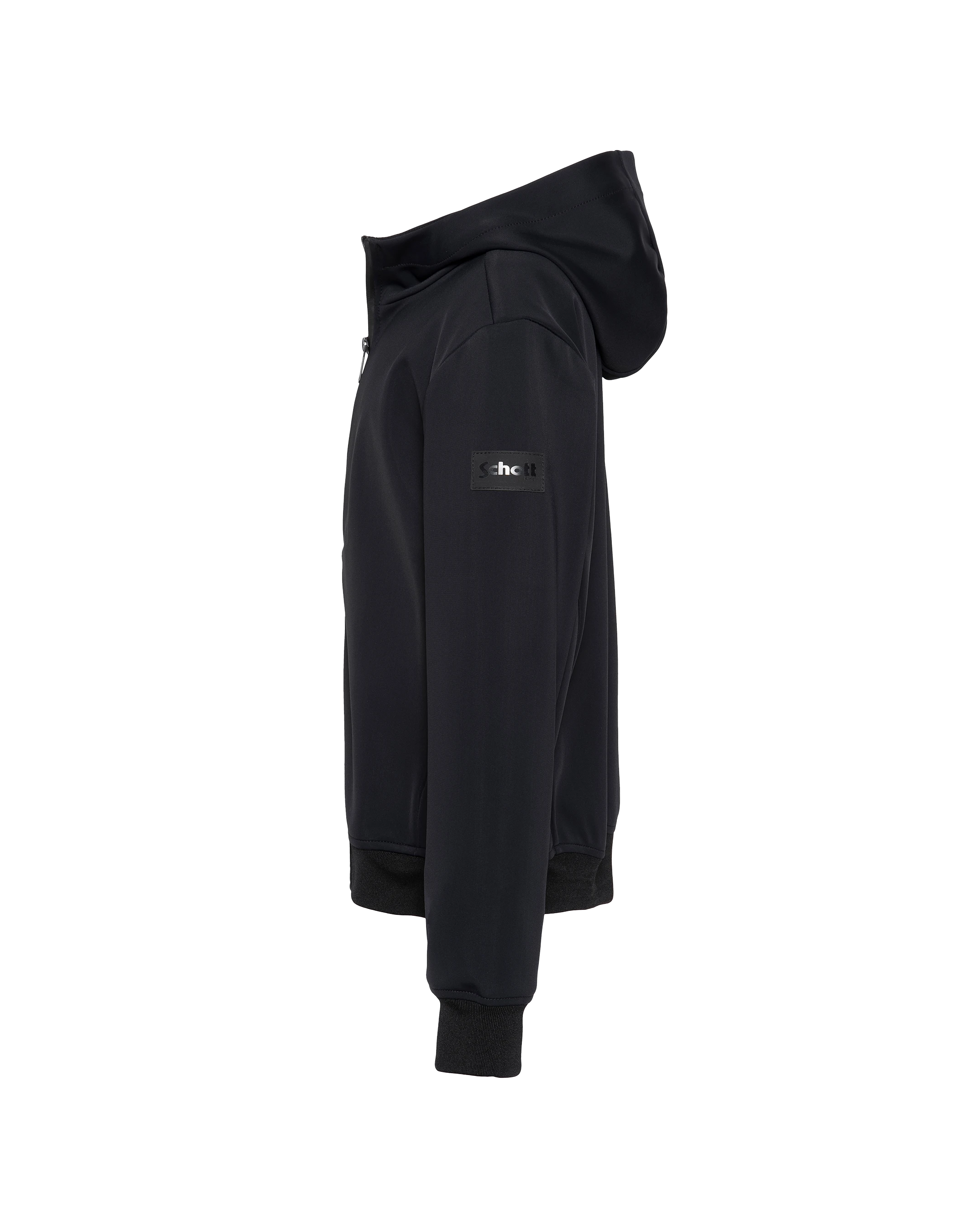 Blouson technique bleu marine à capuche enfant-5