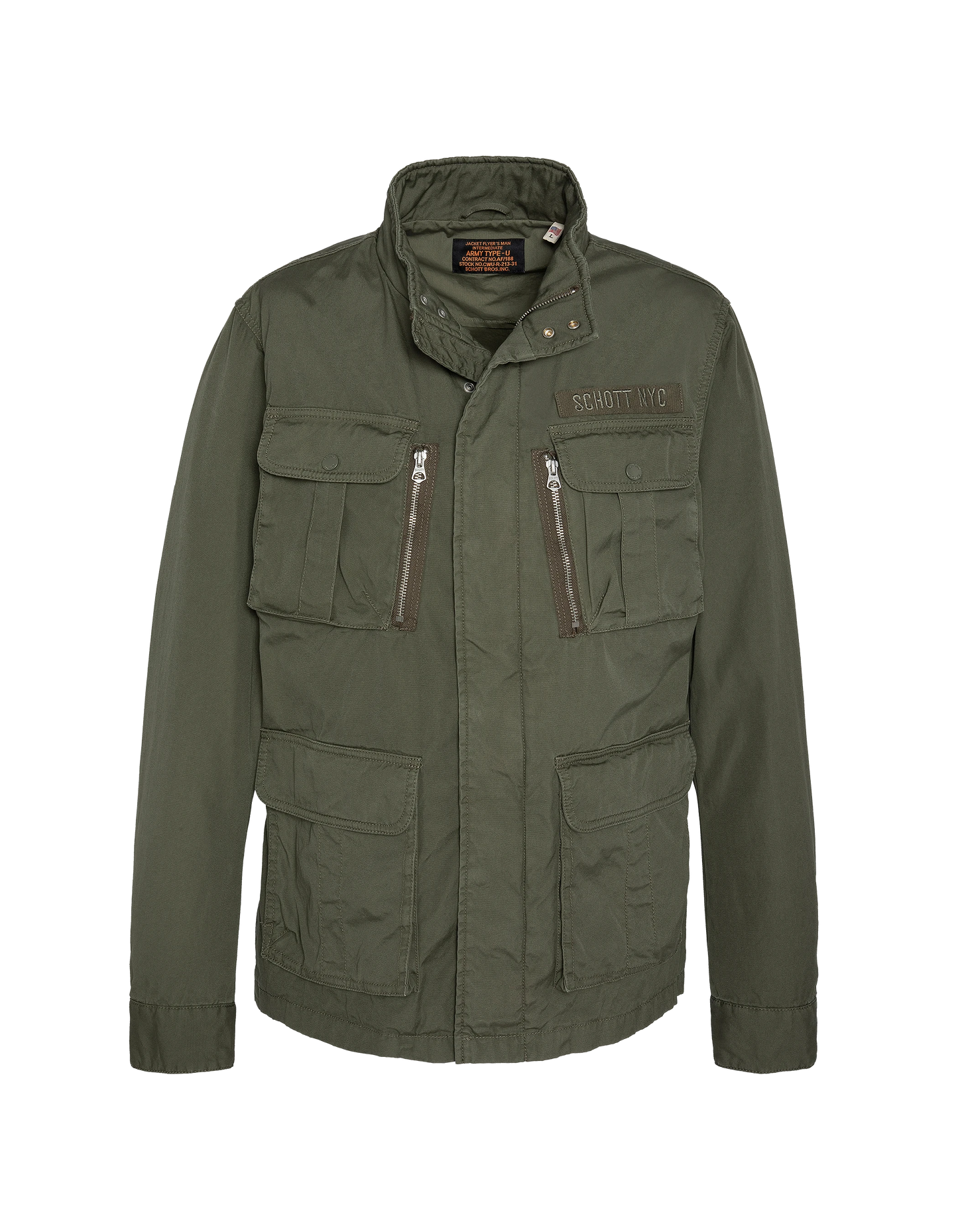 Khaki combat jacket - M1941X | Schott NYC® Khaki combat jacket - M1941X | Schott NYC®