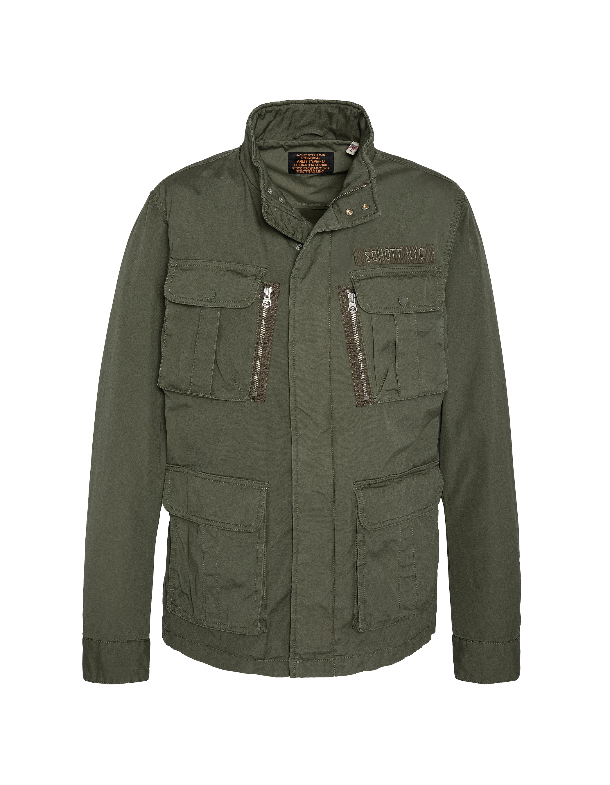 Veste de combat kaki-1