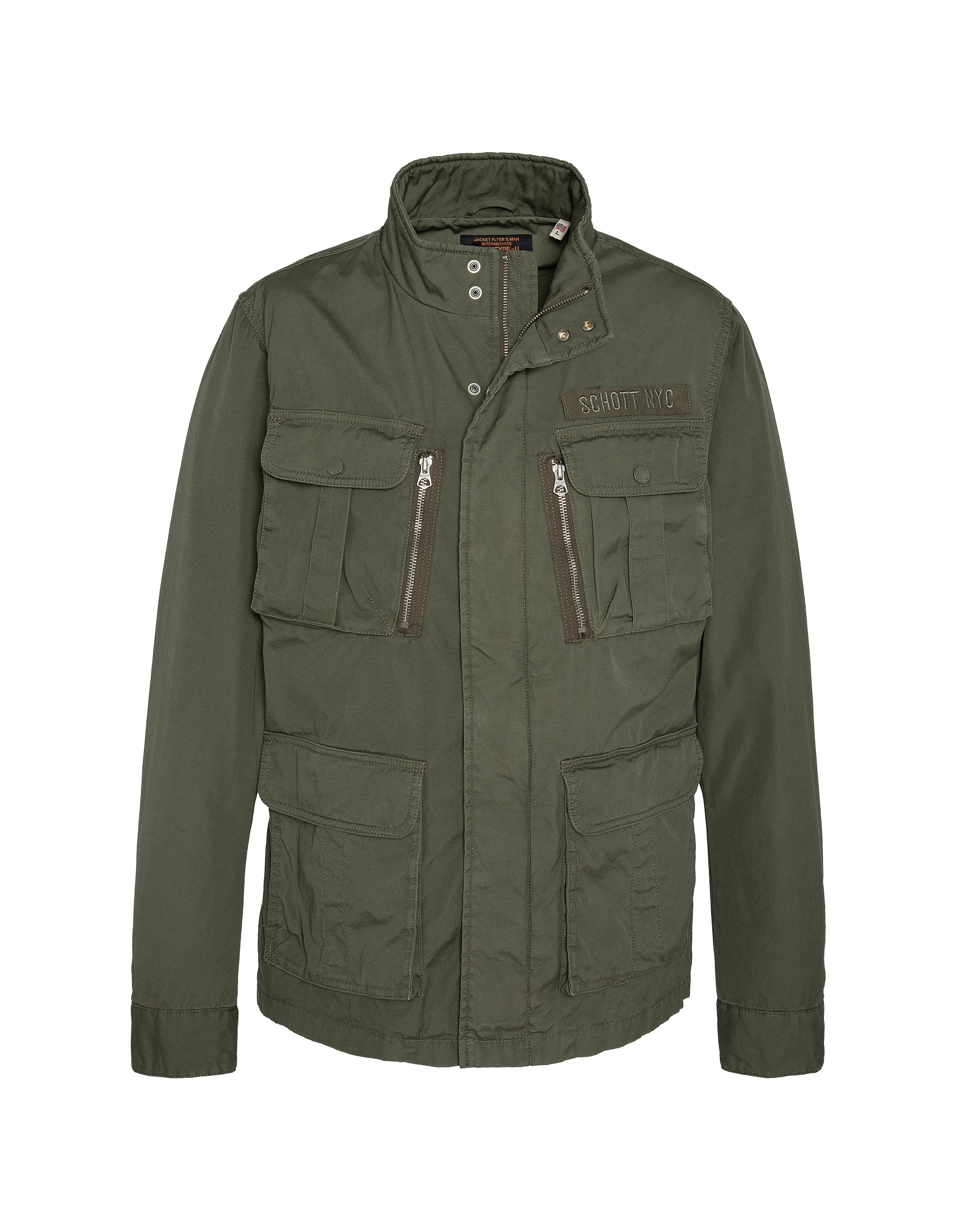 Veste de combat kaki-3