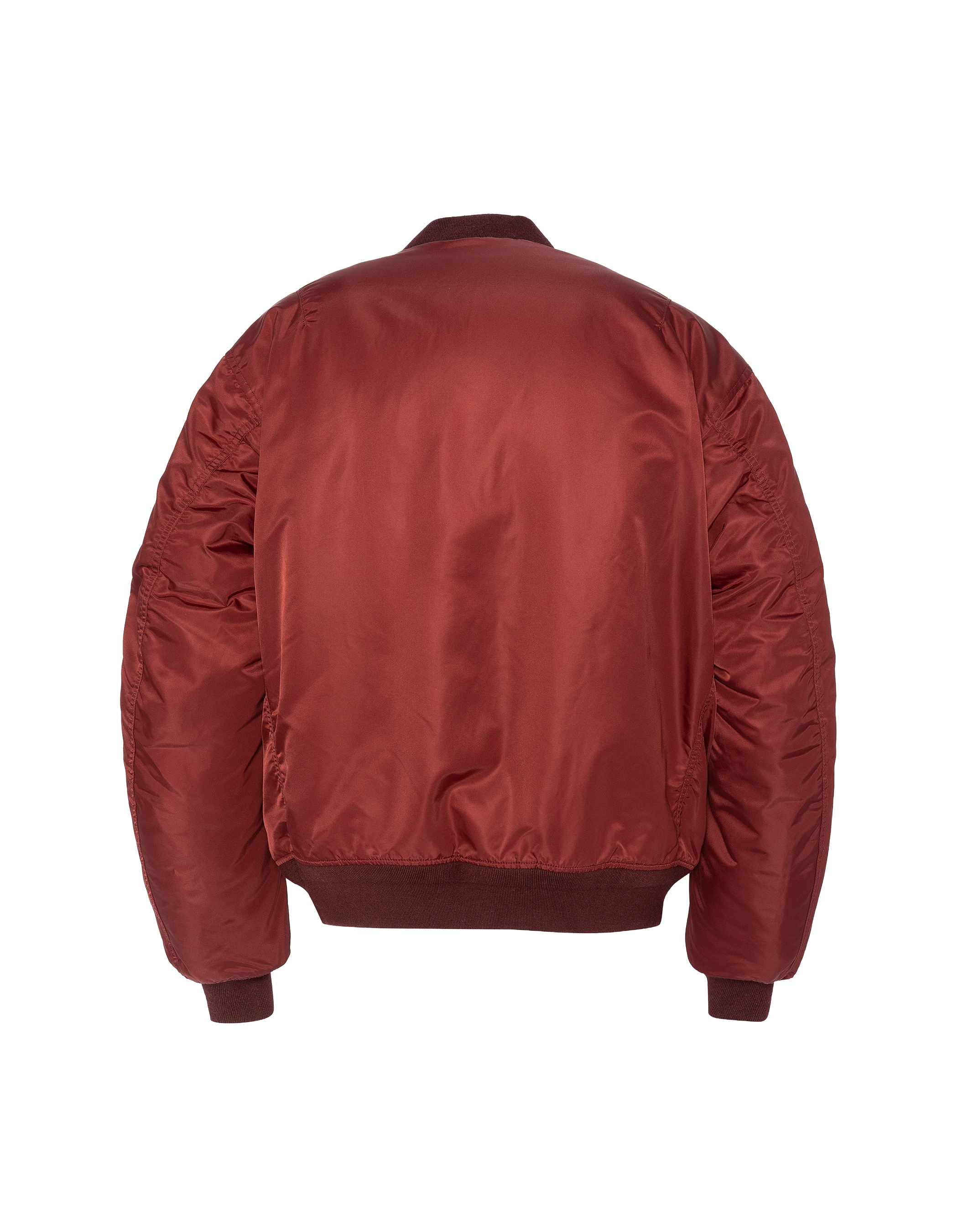Bomber MA-1 lavé cordovan en nylon recyclé, coupe confort-2