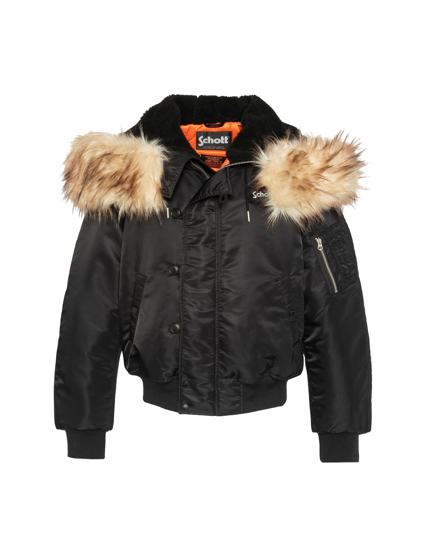 Snorkel N2B black with hooded, oversized cut