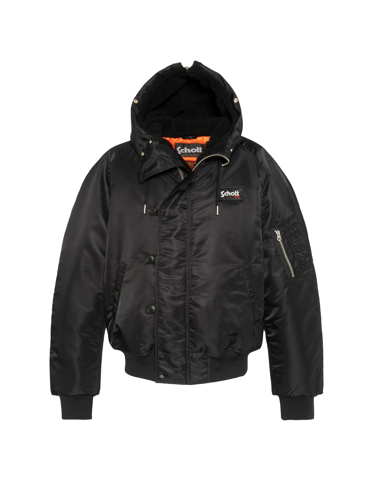 Snorkel N2B black with hooded, oversized cut