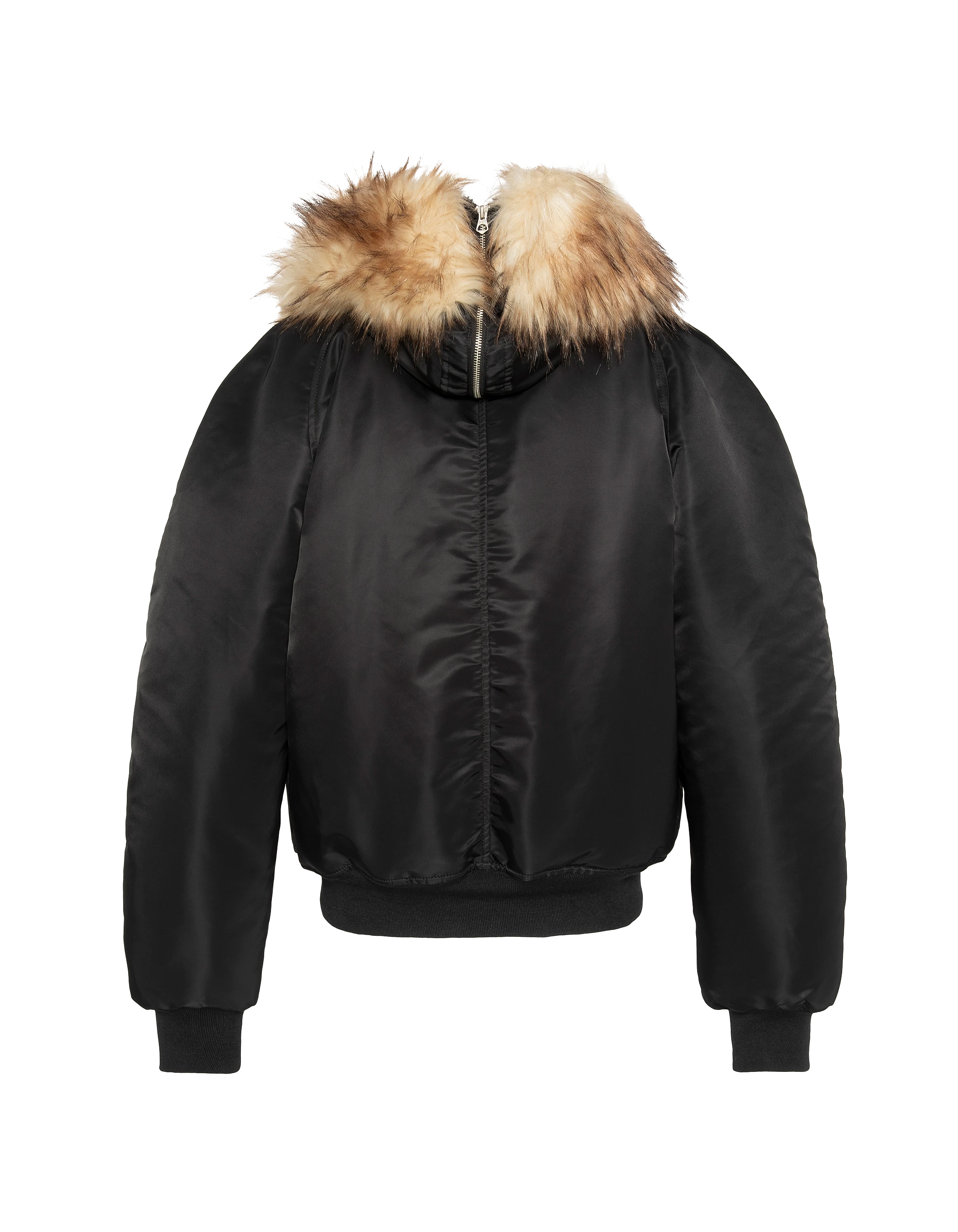 Chaqueta de snorkel N2B negra con capucha, corte oversize-2