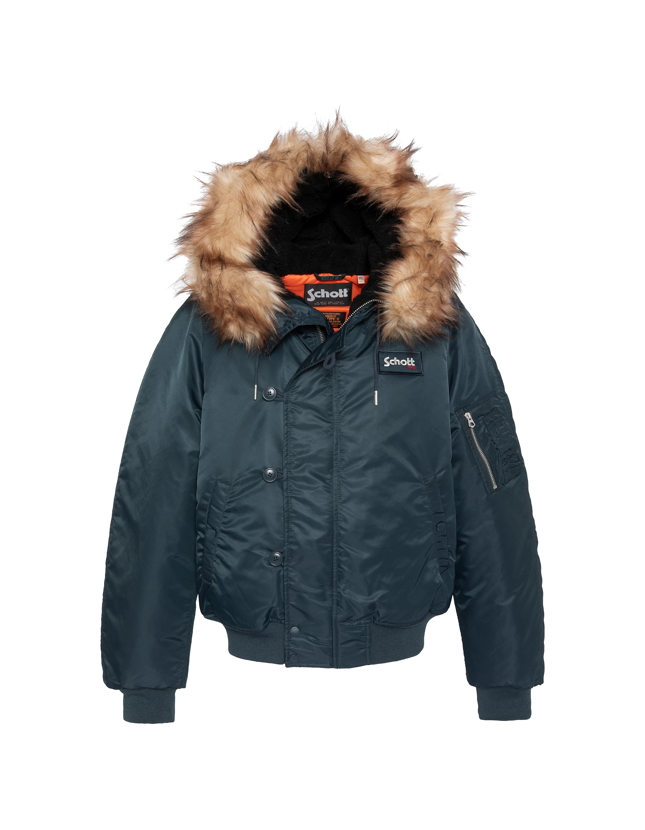 Schnorchel N2B Navy Blue Jacke mit Kapuze, übergroße Tasse-2