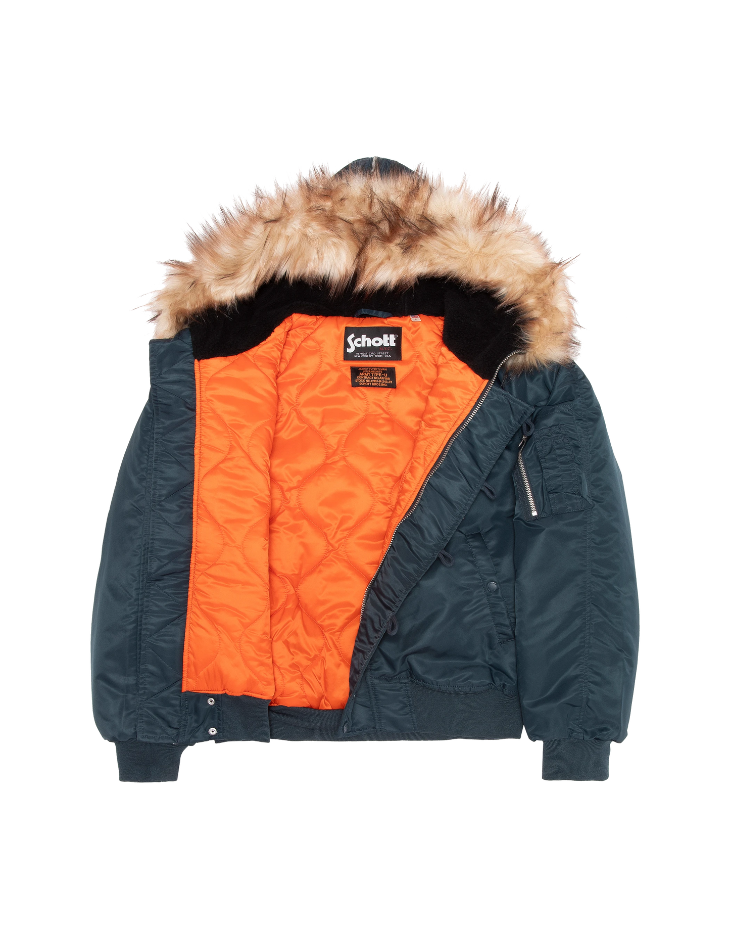 Schnorchel N2B Navy Blue Jacke mit Kapuze, übergroße Tasse