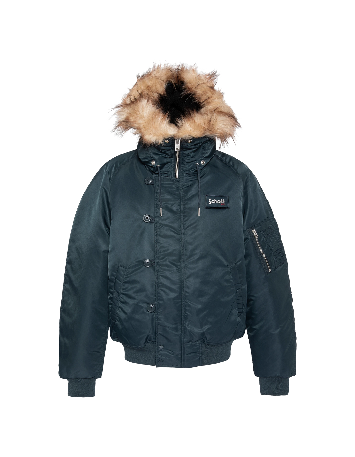 Schnorchel N2B Navy Blue Jacke mit Kapuze, übergroße Tasse