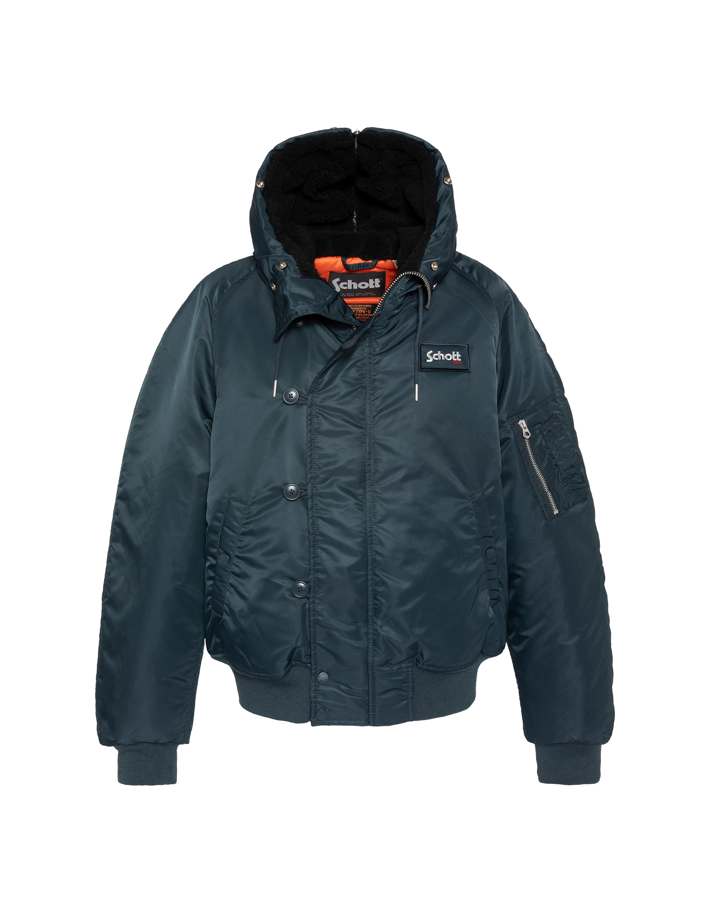 Schnorchel N2B Navy Blue Jacke mit Kapuze, übergroße Tasse