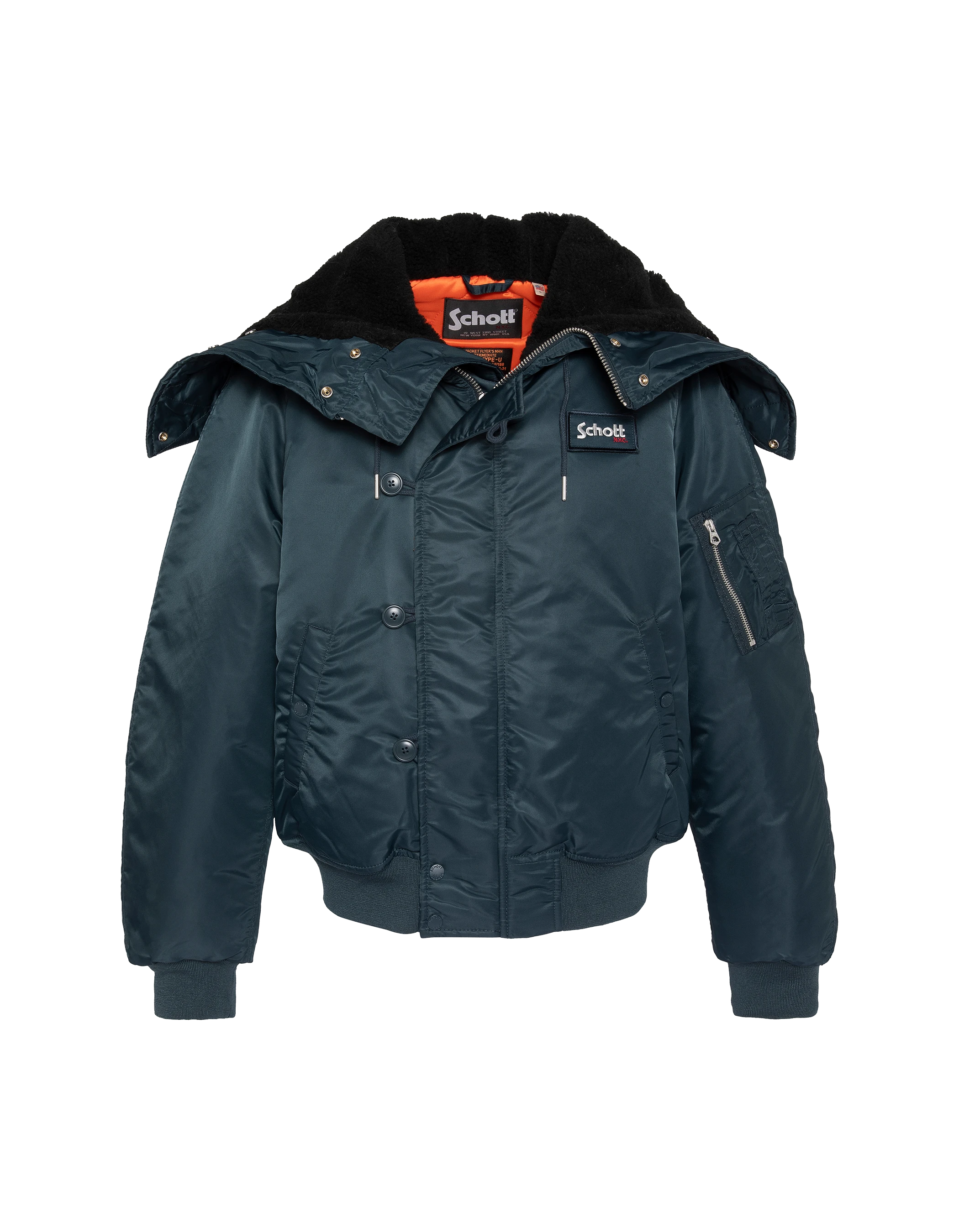 Schnorchel N2B Navy Blue Jacke mit Kapuze, übergroße Tasse-11