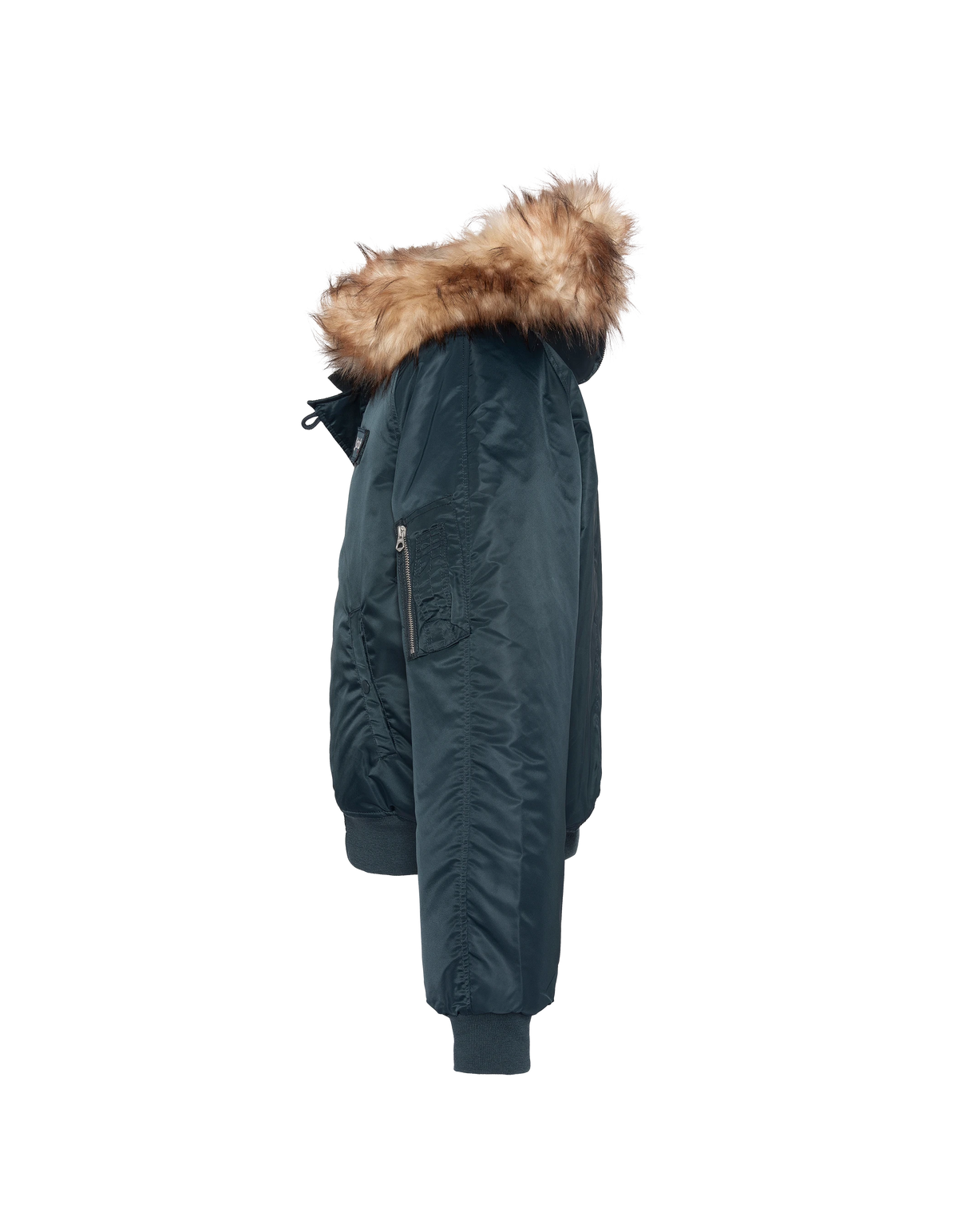 Chaqueta snorkel N2B azul marino con capucha, corte oversize