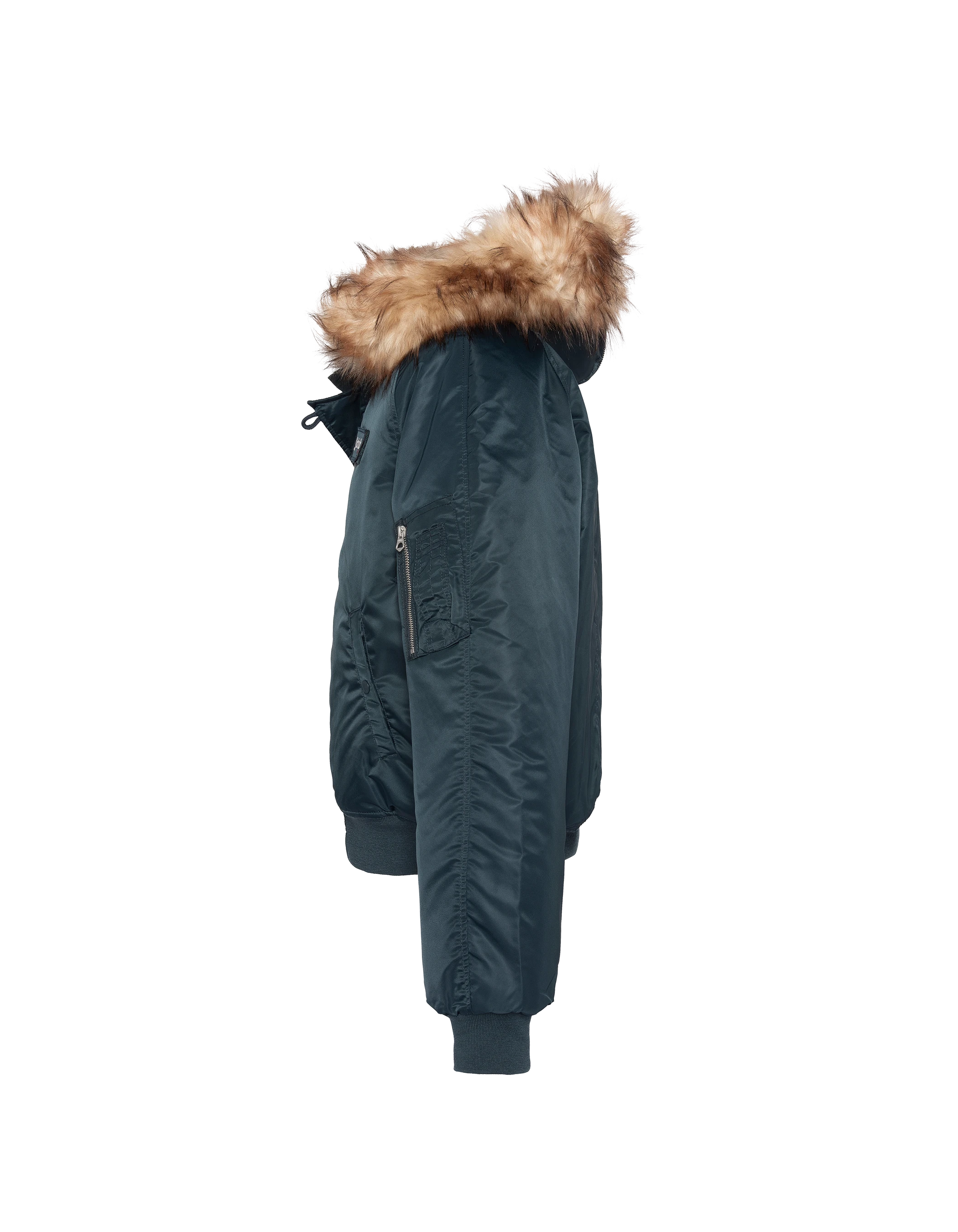 Chaqueta snorkel N2B azul marino con capucha, corte oversize-7