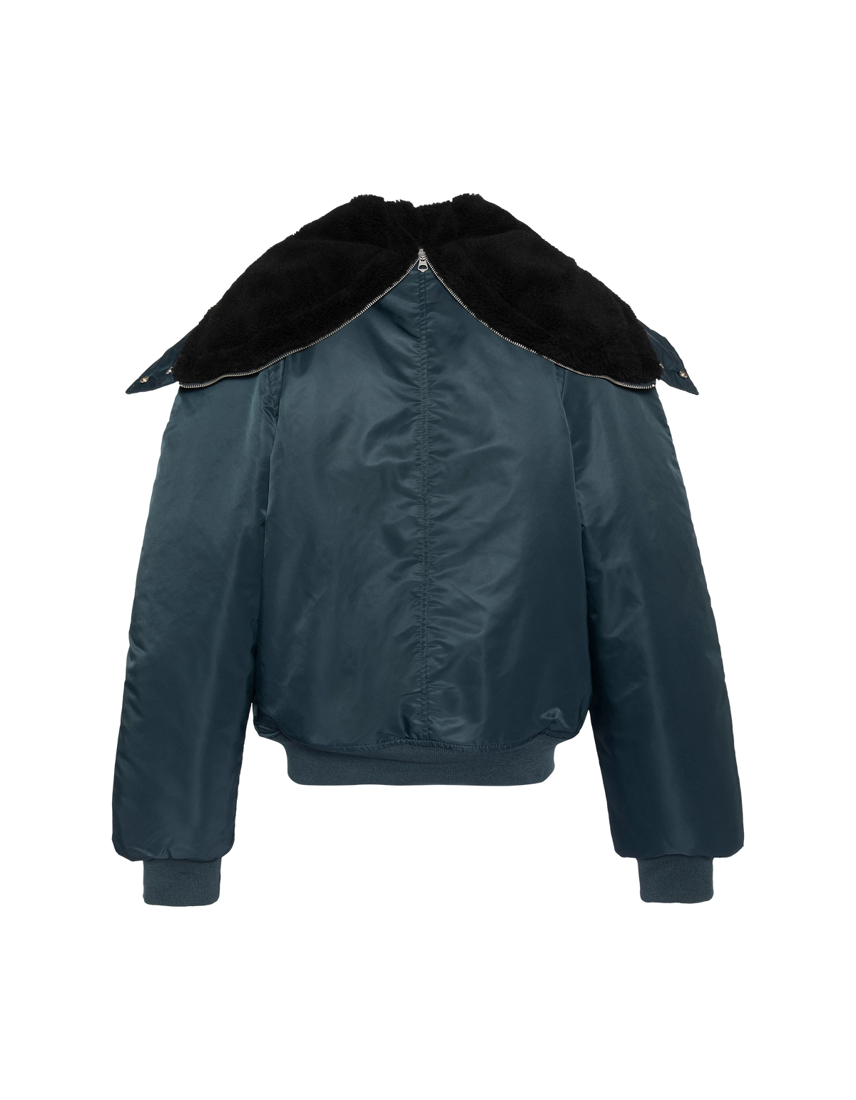 Chaqueta snorkel N2B azul marino con capucha, corte oversize