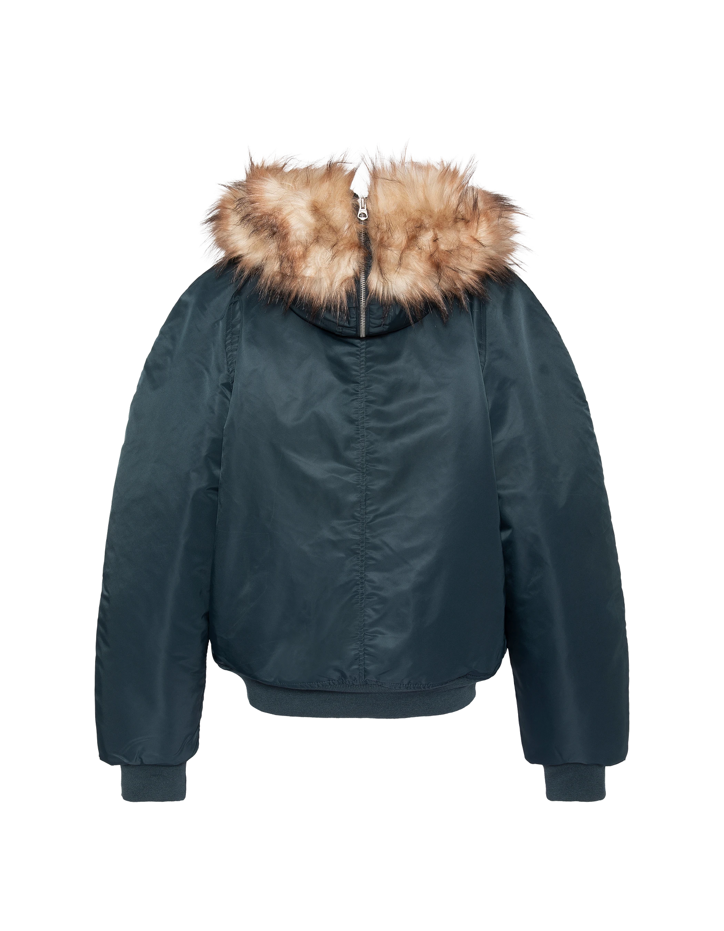 Chaqueta snorkel N2B azul marino con capucha, corte oversize