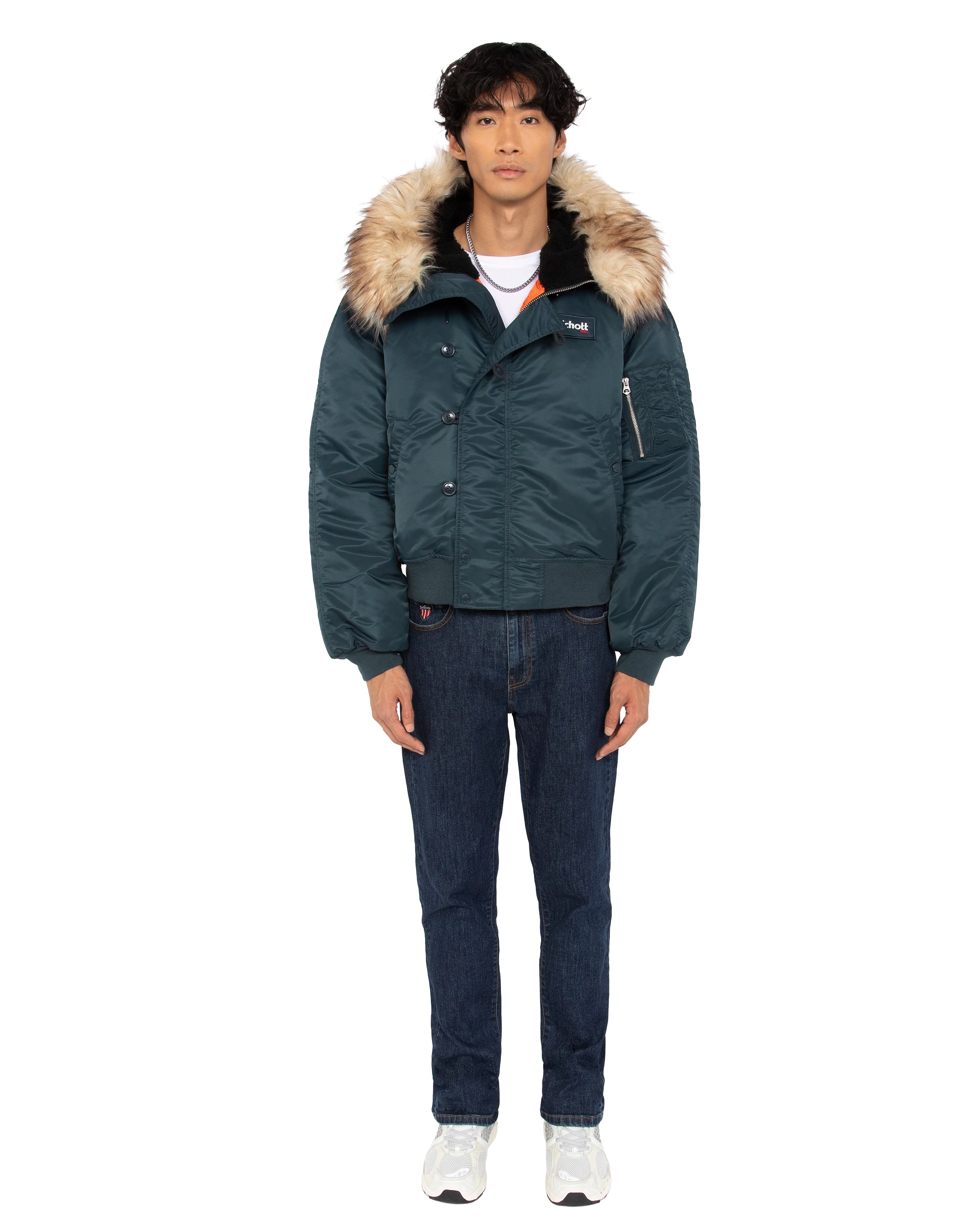 Schnorchel N2B Navy Blue Jacke mit Kapuze, übergroße Tasse-1