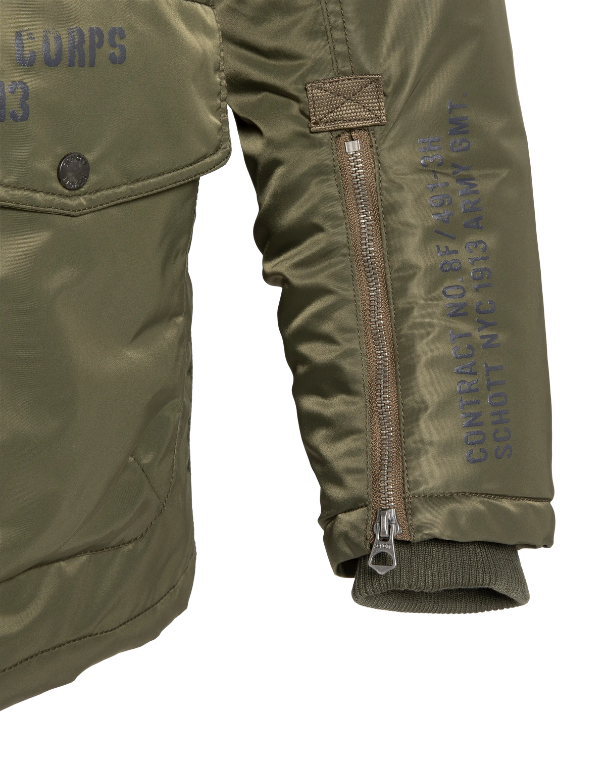 Parka army type N3B army kaki-7