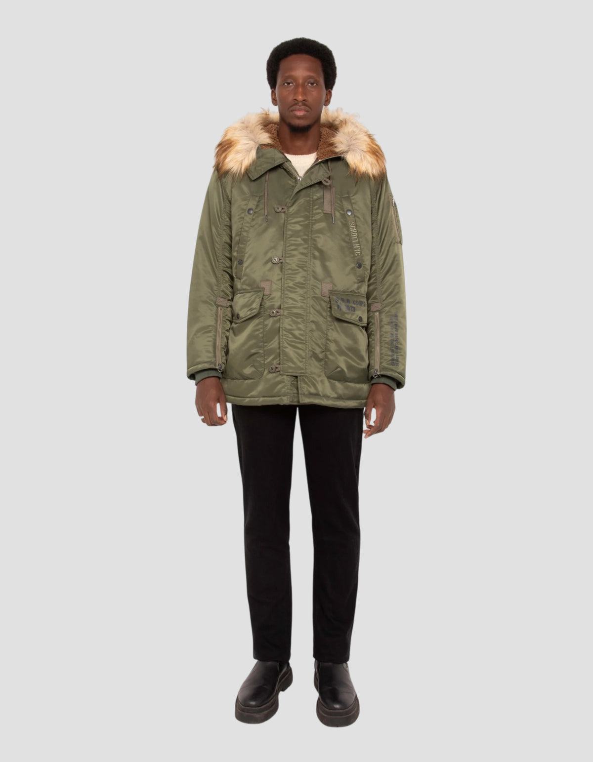 Parka army type N3B army kaki-1