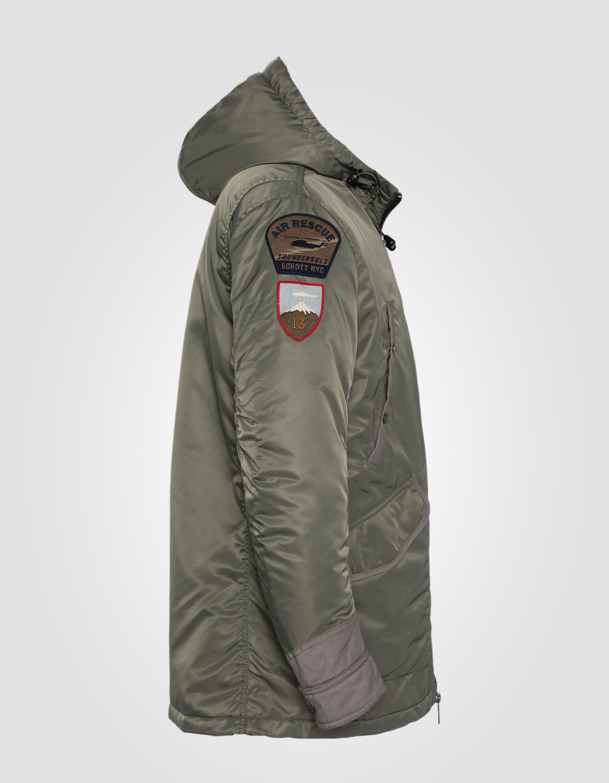 Sage Khaki Parka Tipo N-3B-8