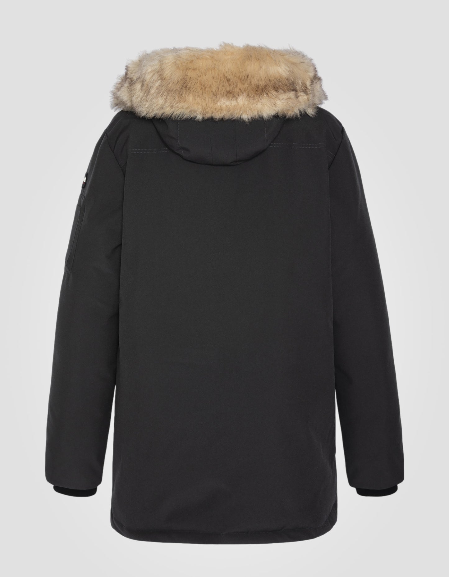 Parka d'hiver anthracite à capuche