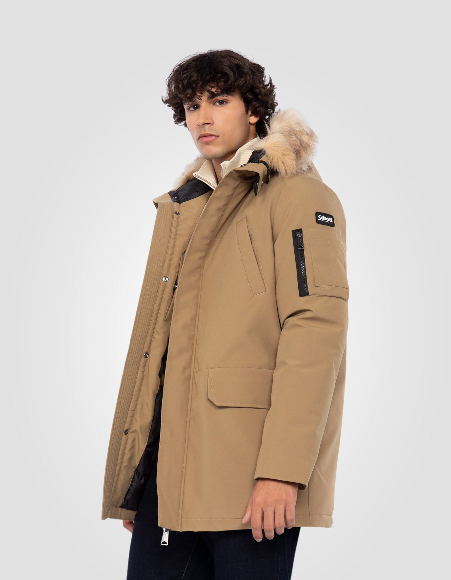 Parka d'hiver à capuche