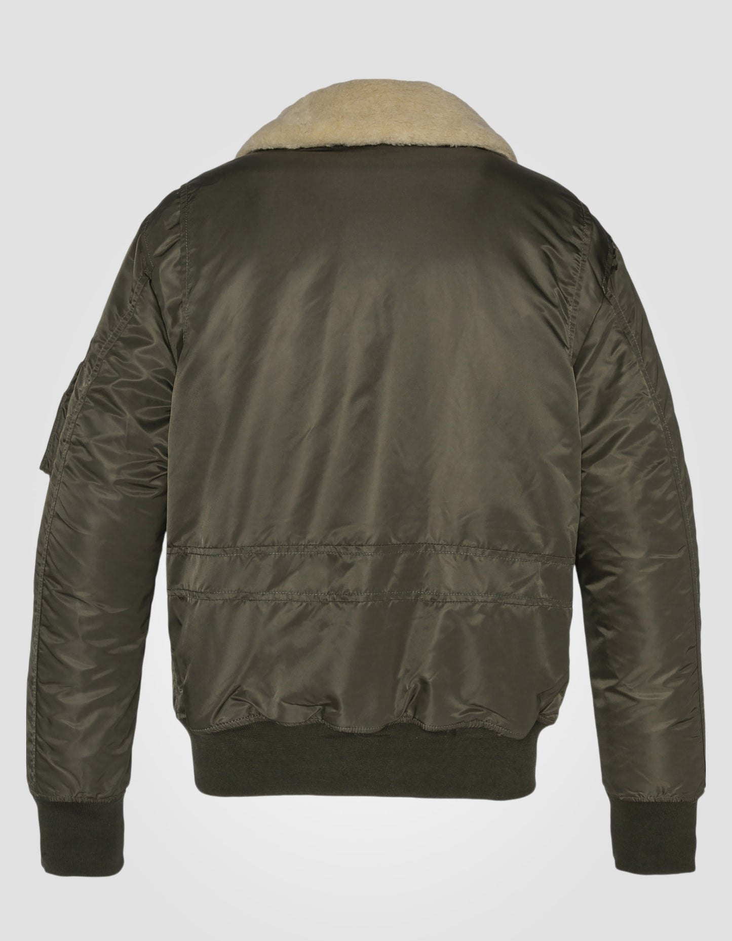 Khaki und beige Pilot in recyceltem Nylon