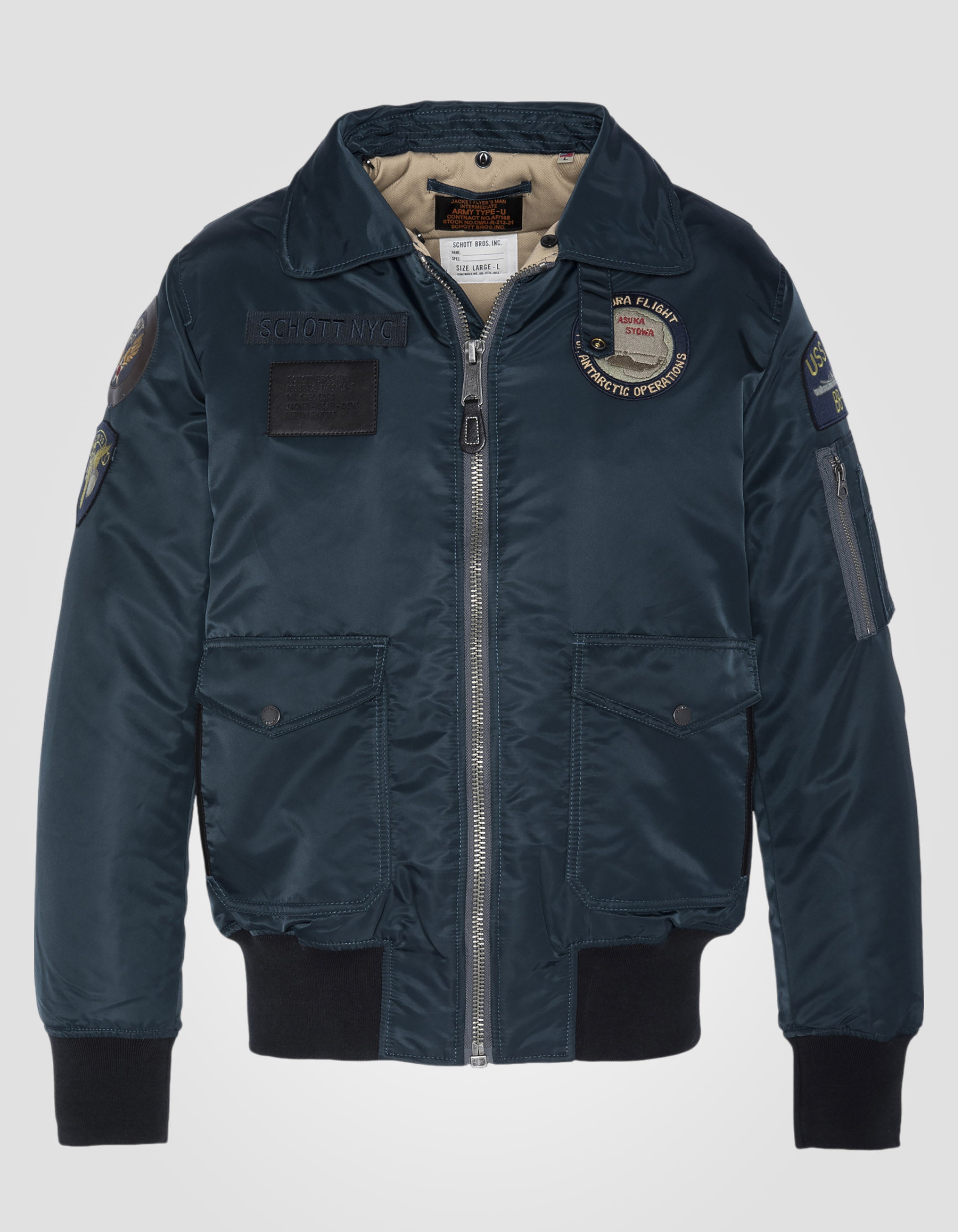 Bumber Navy Blue Pilot in recyceltem Nylon ausgestattet-3