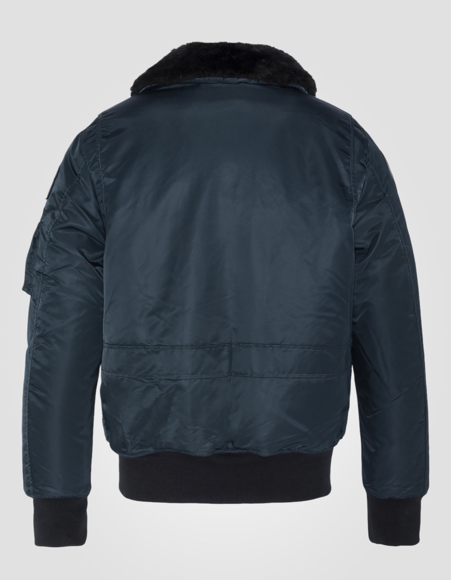 Bomber pilote badgé en nylon recyclé