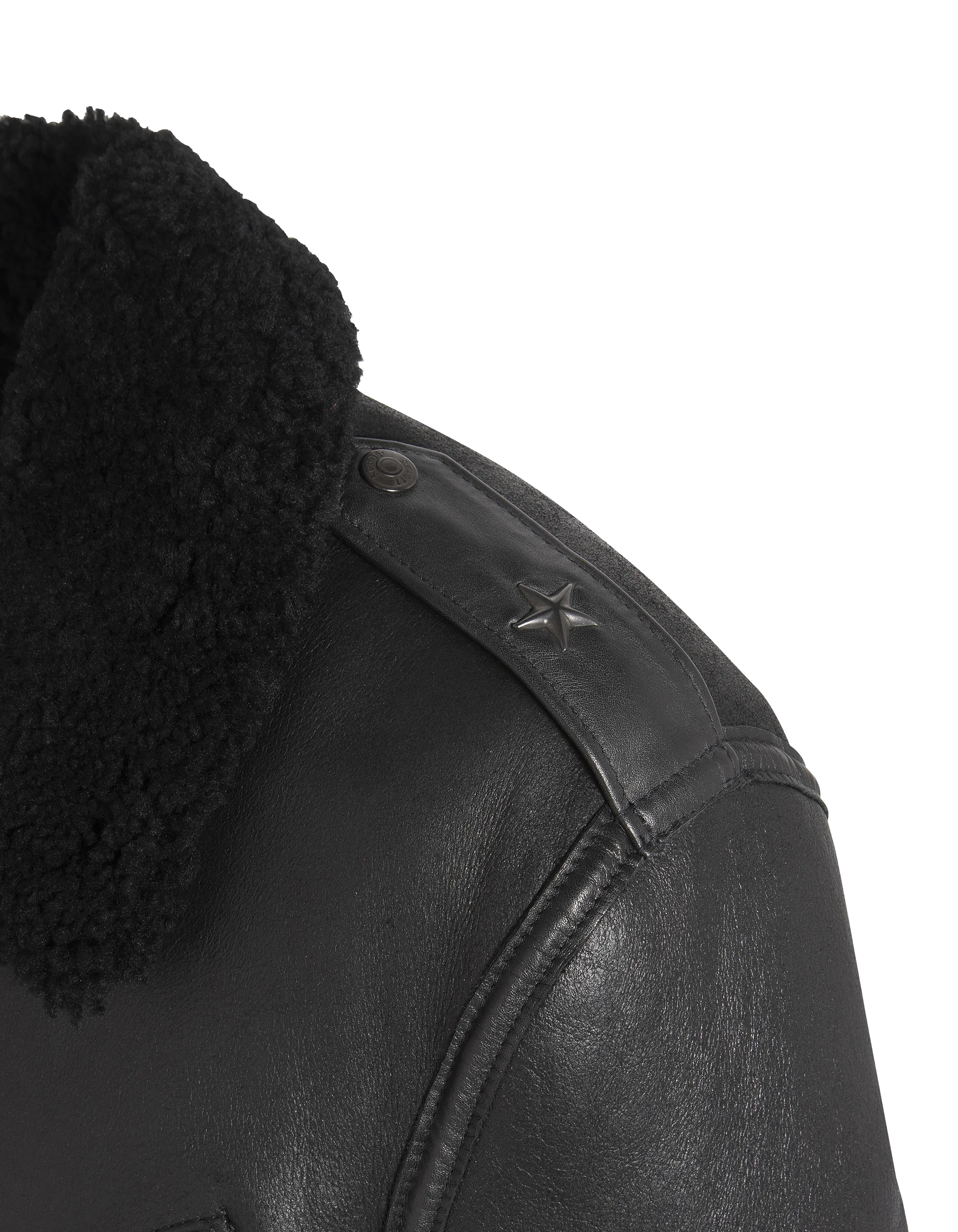 Blouson motard mythique USA, cuir de mouton-3