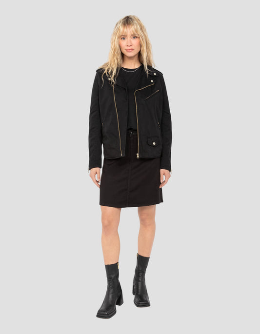 Black cotton Perfecto® jacket