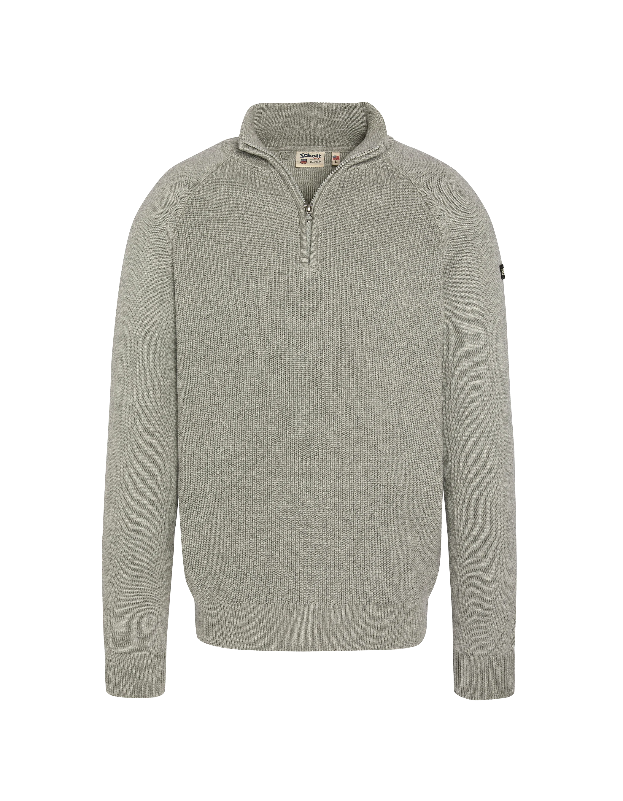 Pull camionneur gris chiné-1