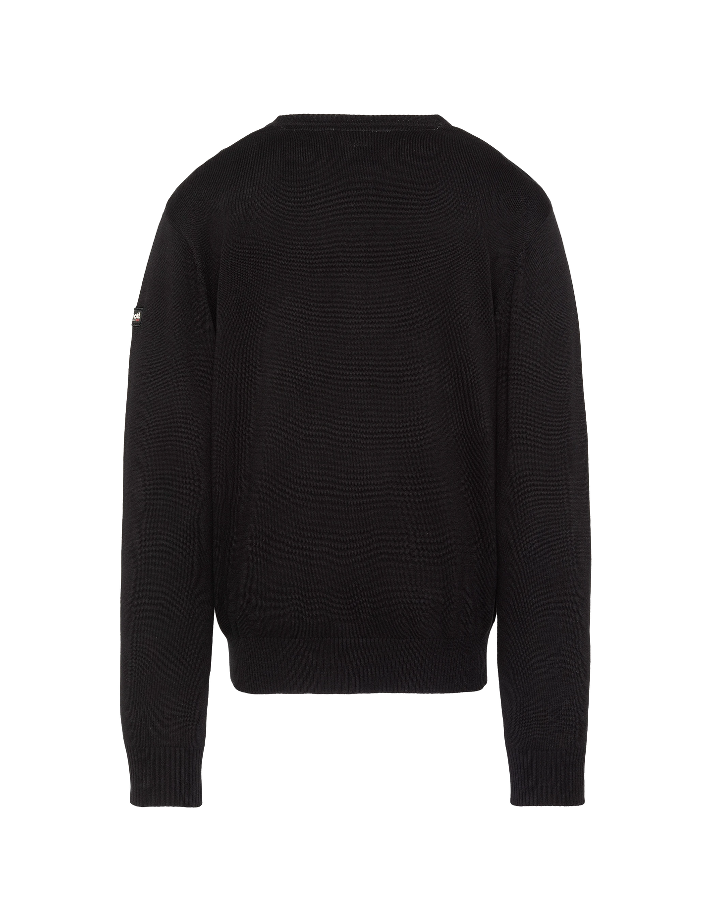 Pull léger noir col rond