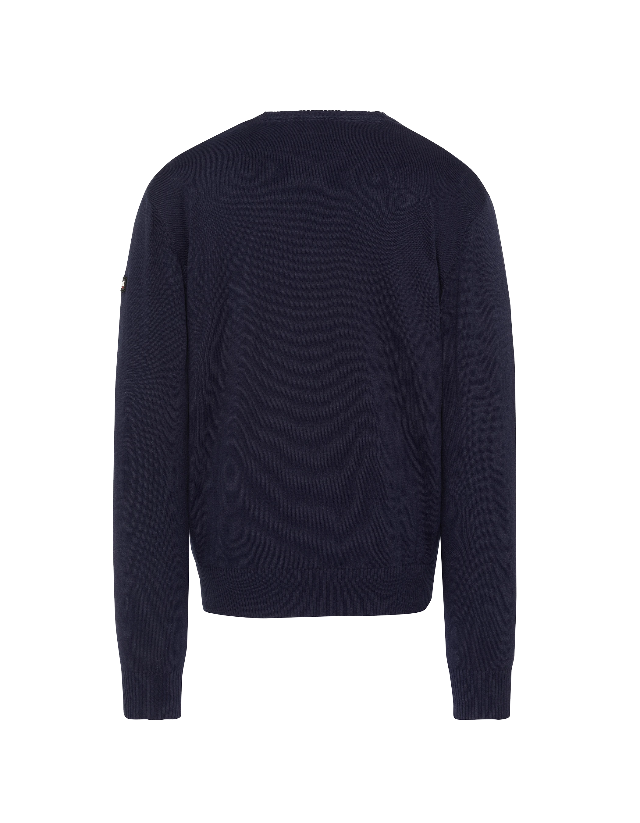 Pull léger bleu marine col rond-2