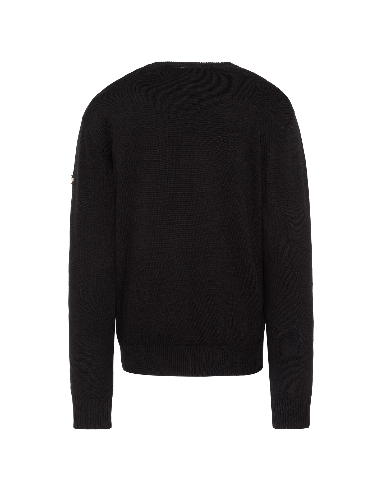 Pull léger noir col V