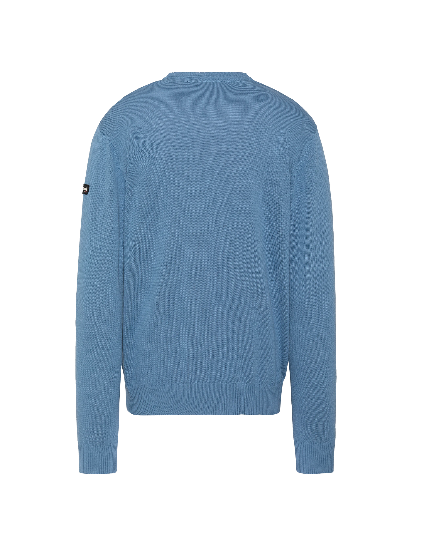 Pull léger bleu gris col V