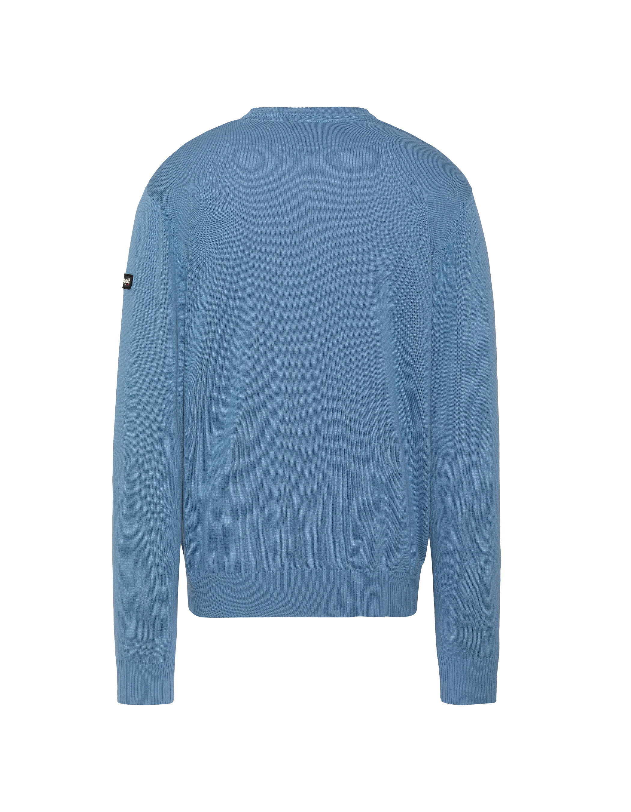 Pull léger bleu gris col V-2