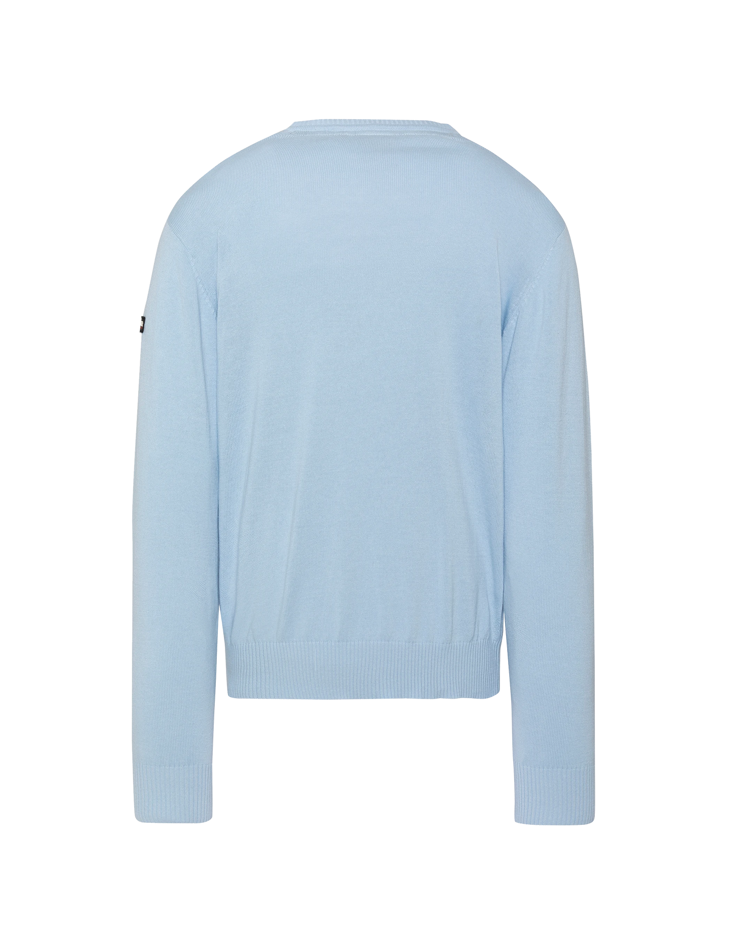 Pull léger bleu clair col V