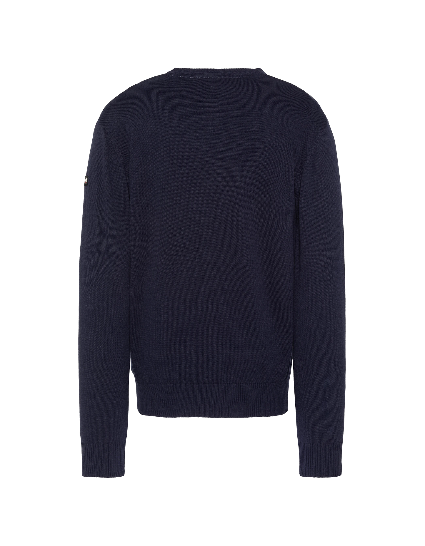 Pull léger bleu marine col V