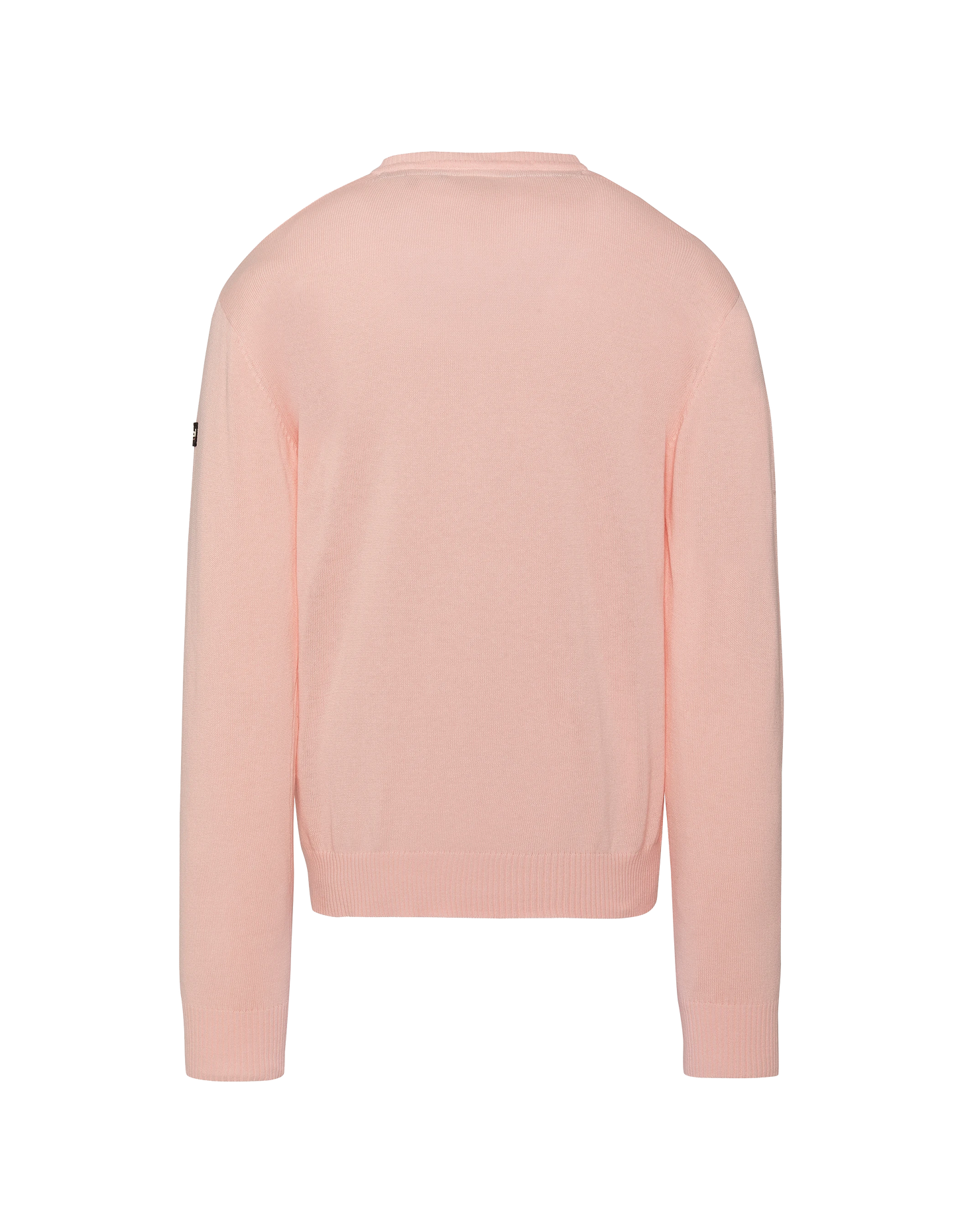 Pull léger rose pâle col V